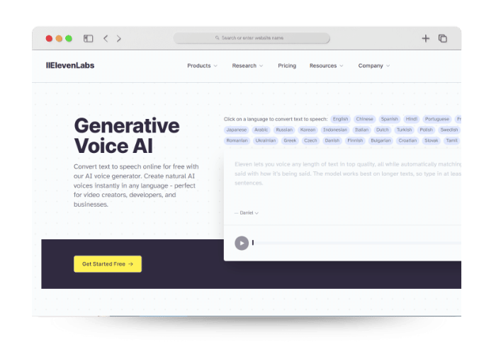 ElevenLabs AI Voice Generator detalles, opiniones, pros, contras, precios y mas