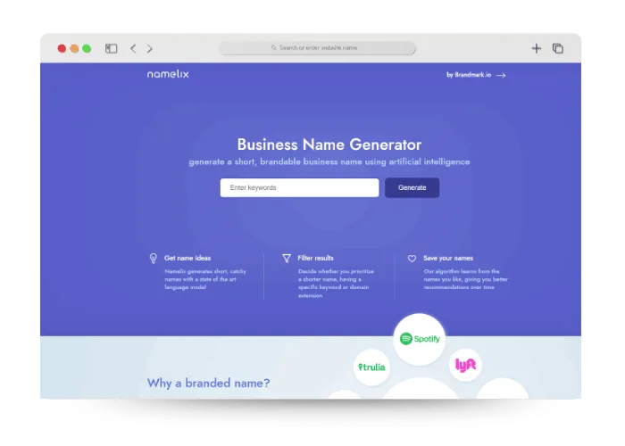 Namelix características, opiniones, pros, contras, precios y mas Namelix características, opiniones, pros, contras, precios y mas