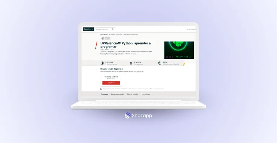 Python Aprender a Programar gratis EDX