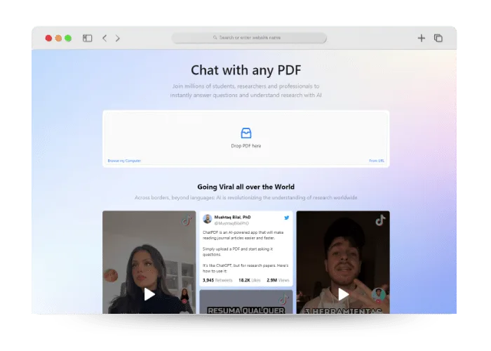 ChatPDF características, opiniones, precios y mas