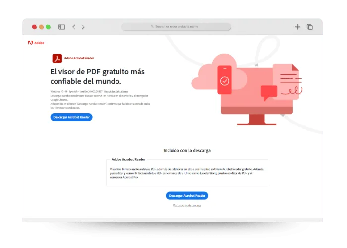 Adobe Acrobat Reader DC características, opiniones, precios y mas