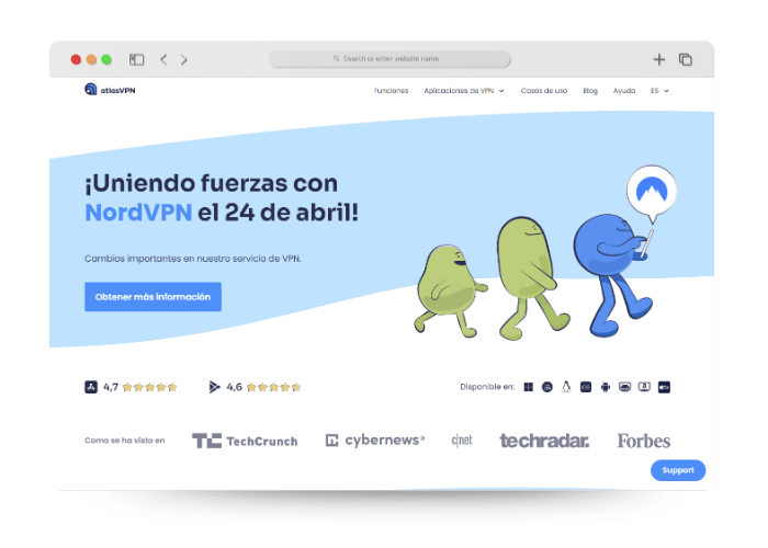 Atlas VPN características, opiniones, precios y mas