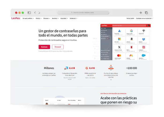 LastPass características, opiniones, precios y mas LastPass características, opiniones, precios y mas