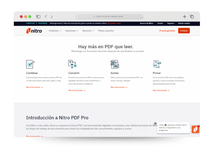 Nitro PDF Reader características, opiniones, precios y mas